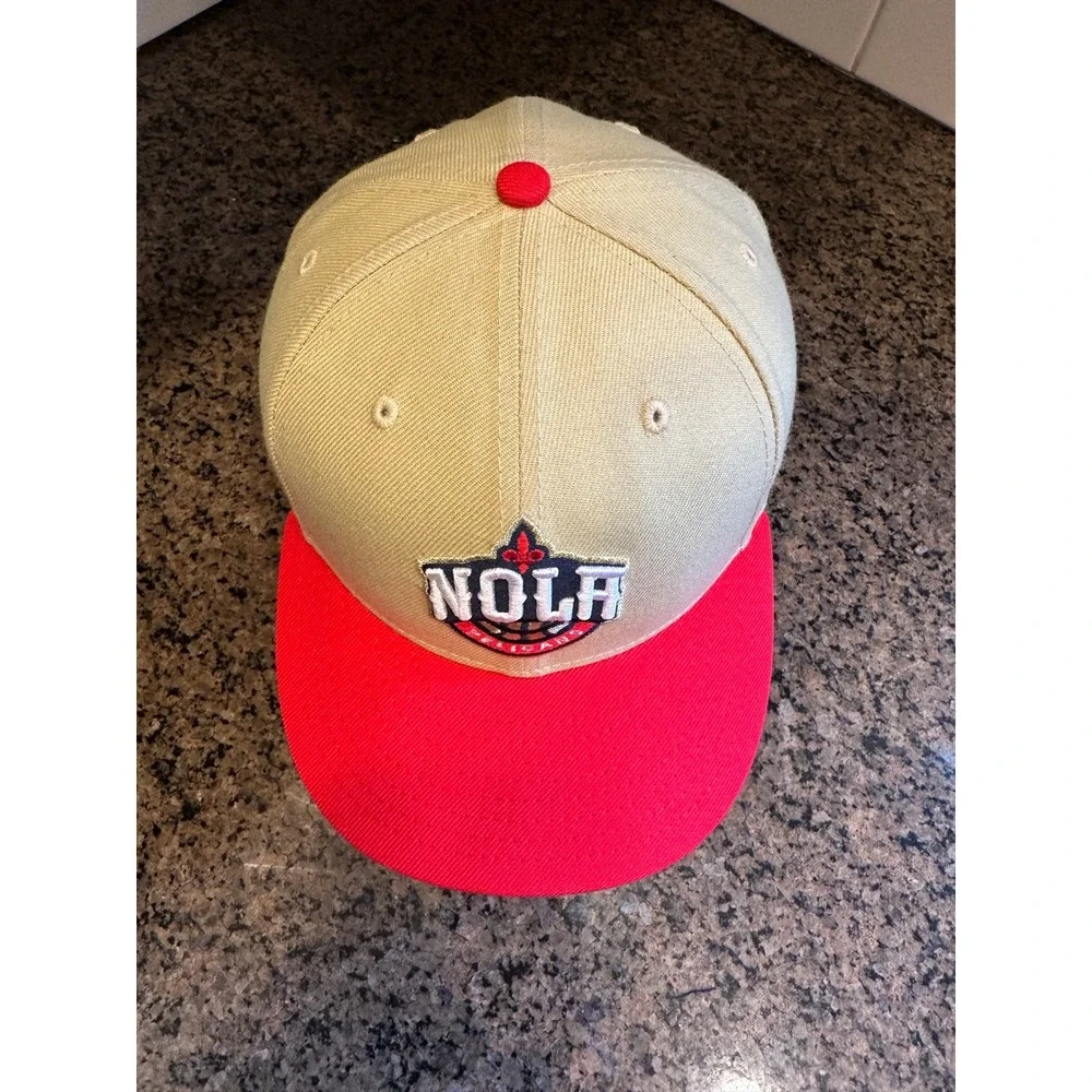 New Orleans Pelicans New Era 59FIFTY Cap Hat 7 5/8 Made in USA NBA‎ Basketball